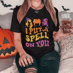 Hocus Pocus Shirt | Hocus Pocus Sanderson Sisters Shirt Hocus Pocus Shirt Ideas, Hocus Pocus Sanderson Sisters, Sanderson Sisters Shirt, Hocus Pocus Shirt, Sanderson Sisters Hocus Pocus, Cheer Stuff, Sanderson Sisters, Sister Shirts, Disney Stuff