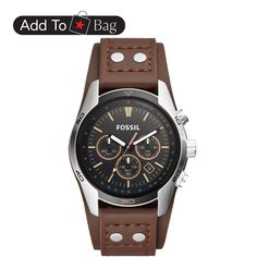 in stock Masculine Leather Watch Accessories For Business, Brown Chronograph Watch With Round Dial For Outdoor, Leather Chronograph Watch With Subdials For Everyday, Brown Outdoor Chronograph Watch, Brown Watches With Subdials For Everyday Use, Brown Analog Chronograph Watch For Outdoor, Outdoor Brown Analog Chronograph Watch, Leather Chronograph Watch For Everyday, Brown Chronograph Watch For Everyday