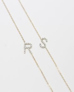 14K Yellow or Gold Diamond Alphabet Initial Charm Bracelet. -Initial Charm is about 8mm big-Solid 14K Gold-Diamond carat varies by alphabet 0.04-0.09 cts. Initial Charm Bracelet, Bracelet Initial, Letter Bracelet, Diamond Carat, Initial Charm, Diamond Bracelets, Gold Diamond, Alphabet, Initials