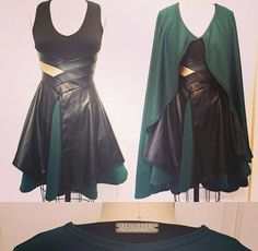 Female Loki Outfit, Loki Clothes Inspired Outfits, Loki Inspired Dresses, Loki Outfit Female, Loki Costume Female Diy, Loki Outfit Ideas, Loki Costume Female, Female Loki Costume