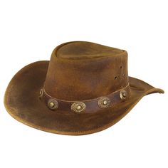 Real Leather Cowboy Hat Men Women Western Style Wide Brim Australian Outback Cowgirl Hats, Western Style Cowboy Hat Men's Straw Cowboy Hat. Descriptions:  *EMBELLISH LEATHER BELIEVE IN QUALITY: Cowboy hats for men, are made of premium quality nontoxic, environmentally friendly cowhide durable genuine leather, easy to clean and wipe out the dust. *Adjustable leather Chin strap, 3 inches Wide Brim to provide shade from the hot, cold and rainy weather, 4 inches Crown Height, Feather weight Design, Classic Brown Handmade Hat, Adjustable Rugged Brimmed Hat, Rustic Adjustable Brimmed Top Hat, Rustic Brown Top Hat With Flat Brim, Rustic Brown Top Hat With Curved Brim, Vintage Rodeo Cap, Rugged Brimmed Hat For Ranch, Rugged Wide Brim Hat With Adjustable Fit, Rugged Adjustable Hat For Rodeo