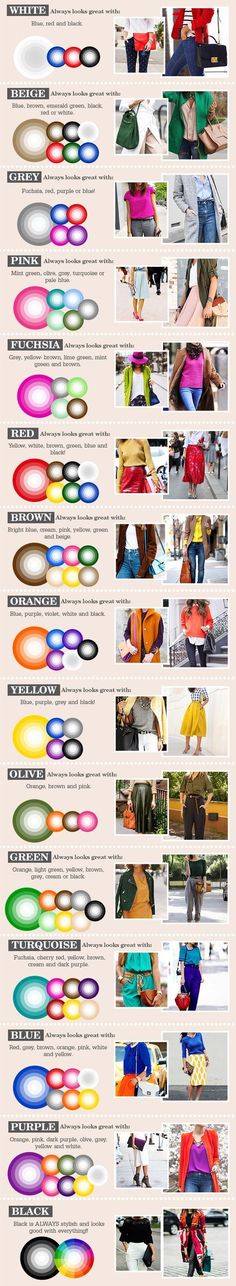 Pola Korset, Istoria Modei, Colour Wheel, Mode Tips, Colour Theory, Colour Matching, Fashion Vocabulary