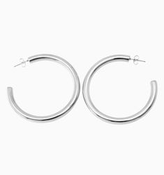 We love these classy hoop earrings for the size and chicness. Style these earrings up for a fun night out or make them an essential part of your daily line up.
Size:50mm Modern Hoop Earrings For Party, Chic Sterling Silver Hoop Earrings, Modern Small Hoop Earrings For Party, Minimalist Sterling Silver Hoop Earrings For Party, Classic Metal Hoop Earrings For Party, Chic Small Hoop Sterling Silver Earrings, Minimalist Hoop Earrings For Party, Skin Allergies, Zodiac Necklaces