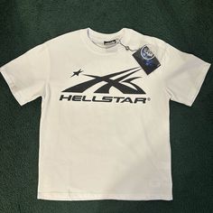 Brand New Hellstar T Shirt Black Sports Tee, Clothes Ideas, Sports Logo, Logo T Shirt, Yellow Black, Black N Yellow, Tshirt Logo, Orange Color, Color Options