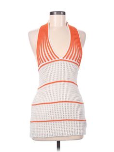 Shein Cocktail Dress Size: 6 Orange Dresses - used. 85% VISCOSE, 15% POLYESTER, Halter, Short, Sleeveless | Shein Cocktail Dress: Orange Dresses - Used - Size 6 Orange Sleeveless Mini Dress For The Beach, Fitted Lined Sleeveless Dress For The Beach, Lined Sleeveless Mini Dress For Beach, Orange Sleeveless Mini Dress For Beach Season, Sleeveless Orange Mini Dress For Beach Season, Fitted Orange Halter Dress For Vacation, Orange Stretch Dress For Beach Season, Orange Fitted Halter Neck Sundress, Fitted Orange Halter Dress For Beach