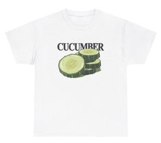 Cucumber Graphic T Shirt Funny Cucumber Lovers Oddly Specific Humor Gift Tee Ironic Graphic Tees, Weird Shirts Graphic Tees, Oddly Specific Shirts, Cursed Clothing, Weird T Shirts, Ironic Shirts, Ironic Tees, Ironic Tshirts, Weird Humor