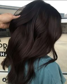 Long Dark Brown Hair, Brunette Balayage, Brunette Hair With Highlights, Brown Hair Balayage