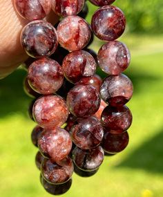 Beautiful Deep Red Fire Quartz bracelet.  Perfect gift for any crystal lover. 10 MM Approximately. You will receive 1 intuitively picked bracelet.                                                     You will receive : Pictured Crystal , Intuitively picked!  *You will get the same one that is in the picture. (There will be little differences in color under different light and because of different displays/screens ).                                                       📌 Notice: *Please read all Red Spiritual Crystal Bracelet With Faceted Beads, Spiritual Red Crystal Bracelet With Faceted Beads, Red Beaded Crystal Healing Bracelet, Red Crystal Gemstone Beads Bracelet, Red Gemstone Beads Crystal Bracelet Gift, Faceted Round Beads Crystal Bracelet Gift, Faceted Crystal Bead Bracelet Gift, Red Faceted Beaded Bracelets For Gifts, Gift Crystal Bracelet With Faceted Round Beads