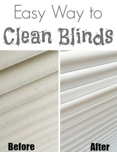 the before and after pictures of cleaning blinds