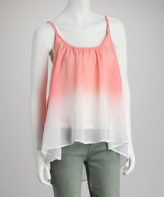 Take a look at this Pink Ombré Tank by Tramp on #zulily today! Future Outfit, Fashion Sense, Passion For Fashion, Middle School, Dream Closet, Tank Top Fashion