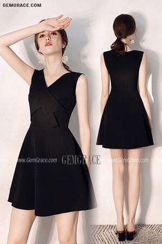 Simple Little Black Flare Party Dress Short With Vneck Ref#HTX97068 at GemGrace. #HomecomingDresses Shop now to get $10 off. Pro custom-made service for wedding dress, formal dress. View Homecoming Dresses,Short Homecoming Dresses,Black Homecoming Dresses,Simple Homecoming Dresses,Semi Formal Dresses for more ideas. Click to shop now! #BuyableHomecomingDresses Black A-line V-neck Dress For Evening, Elegant V-neck Fit And Flare Mini Dress, Fitted Black A-line V-neck Dress, Black Fitted A-line V-neck Dress, Black Sleeveless V-neck Dress For Cocktail, Black Sleeveless V-neck Cocktail Dress, Black A-line V-neck Dress For Formal Occasions, Formal Black A-line V-neck Dress, Black V-neck Dress For Party Season