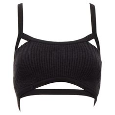 JACQUEMUS Le Bandeau Bellinu black ribbed cut out bralette crop top FR38 M Reference: KEDG/A00323 Brand: Jacquemus Model: Le Bandeau Bellinu Material: Polyester, Virgin Wool Color: Black Pattern: Solid Closure: Slip On Lining: Black Fabric Made in: Portugal CONDITION: Condition: Unworn in mint condition, with tags. Comes with: Style code present (Generic) Designer tags. SIZING Designer size: FR38 Size reference: US4-6 / UK10 / IT42 / FR38 / S-M MEASUREMENTS: Chest: 28cm / 10.9" Waist: 26cm / 10.1" Length: 33cm / 12.9" This Jacquemus item is authentic. Bralette Crop Top, Black Rib, Black Pattern, Black Fabric, Mint Condition, Bralette, Cut Out, Crop Top, Slip On