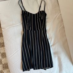 Perfect Condition. Fits Tts And Is Super Flattering, Easy To Wear. Reformation Dress, Striped Mini Dress, Reformation Dresses, Dresses Black, White Stripe, Black Dress, Black White, Mini Dress, Womens Dresses