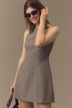 Rent Square-Neck Shift Mini Dress from Nuuly. Pick 6 items for $98/month. Free shipping + returns. Nuuly Outfit Ideas, Shift Dress Outfit, 60s Shift Dress, Dramatic Dresses, Rental Ideas, White Coat Ceremony, Maladaptive Daydreaming, Clothing Rental, Cold Shoulder Tops