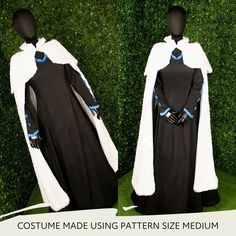 Create a dramatic cosplay costume or make a unique cape with the help of this sewing pattern! Pattern includes PDF files for 8 sizes for a slashed sleeve dress and a layered, high necked cape. Included in Download:✔ 32-page Illustrated Instruction Guide, Yardage & Supplies List, Modification Tips, and a Print Assembly Guide.✔ 8 PDF pattern sizes (US Women's XS-4XL)✔ 8 Letter / A4 sized "Print at Home" PDFs✔ 8 Arch E / A0 sized Large Format Plotter Printer PDFs Cape Sewing Pattern, Cape Sewing, Princess Cape, Cape Pattern Sewing, Mens Sewing Patterns, Sewing Patterns For Kids, Womens Sewing Patterns, Sewing For Kids, Large Format