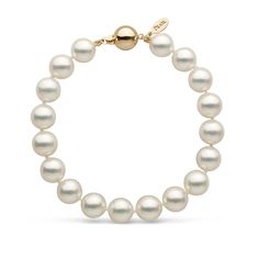 When you slip this bracelet onto your wrist your day will change. You will catch yourself staring, mesmerized by luster and an ever-changing play of subtle colors most never experience. It's a beauty only found in the finest, top-graded hanadama akoya pearls. You will truly enjoy wearing this bracelet. There is a quality range within hanadama standards, and this bracelet is composed of top-graded hanadama akoya pearls grown in the cold coastal waters of Japan. The finest pearls from this region Rare Pearls, Cultured Pearl Bracelet, Jewelry Appraisal, Pearl Types, Akoya Pearls, Pearl Size, Pricing Jewelry, Cultured Pearls, Pearl Bracelet