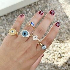 #evileyering #evileyes #evileye #evileyejewelry #greekevileye #greekjewelry #daintyring #adjustablering #blueevileye #whiteevileye #christmasgift #christmasjewelry #giftforher #birthdaygift #minimalring #jointring #toering #goldring Evil Eye Ring Gold, Greek Evil Eye, Birthday Gift For Women, Evil Eye Ring, Christmas Gift For Her, Jewelry Birthday, Eye Ring, Evil Eye Jewelry, Eye Jewelry