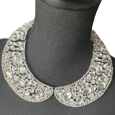 New, Never Worn Eye Candy La Silver-Tone Wonderland Collar Necklace. Indulge Your Love Of Statement Making Jewelry With The Bold Collar Necklace Featuring A Sparkle Encrusted Design. Details: 16”L With 3” Extender;1.5” Drop Lobster Claw Clasp Alloy / Glass / Polyester Lead And Nickel Free Hat Inspiration, Inspired Clothes, Candy Jewelry, Collar Necklace, Making Jewelry, Lobster Claw, Womens Jewelry Necklace, Eye Candy, Design Details