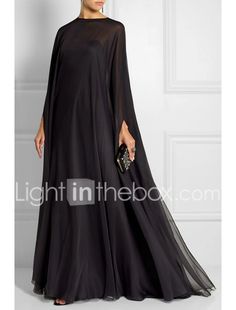 Sheath / Column Empire Wedding Guest Formal Evening Dress Boat Neck Long Sleeve Sweep / Brush Train Chiffon with Pleats 2021 7521746 2021 – 46.08 Black Dress Evening, Pleats Dress, Fall Wedding Guest, Evening Dresses Online, Cheap Evening Dresses, Empire Dress, Dress Evening, Dress Formal, Formal Evening Dresses