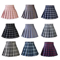 Printed Ladies A-Line Skirt, Punk Skirt, Gothic Skirt, Steampunk Skirt, Mini Skirt, Tartan Skirt, Short Skirt, Sexy Patchwork Female Clothes, Bottom Skirt, Skirt, Pleated Skirt. Looking for that preppy, school girl look. Then look no further than our classic retro tartan skirts for women? These awesome short plaid mini skirts will certainly make a statement with their unique punk inspired designs. High waisted in various colors and styles these striking A lined gothic skirts are a great way to show off your individual flare and personality. Featuring zip and button up closure, banded waist with bright colored plaid patterns these small fit pleated mini skirts are sure to impress. Lightweight, soft, breathable fabric provides exceptional comfort and durability. Versatile, they can easily be Harajuku Skirt, Celana Jogger Wanita, Áo Blu, Kawaii Skirt, Preppy Mode, Punk Skirt, Steampunk Skirt, Womens Pleated Skirt, Style Africain