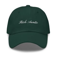 🧢 Key Features: -Premium embroidered design -Comfortable and adjustable fit -High-quality materials -Sure to turn heads - Perfect for gifting -  100% chino cotton twill 👑 Superior Quality: We believe in top-notch quality, and that's exactly what you'll get. Our dad hats are made from high-quality materials to ensure durability and a comfortable fit that you can enjoy day in and day out. Classic Cotton Dad Hat With Embroidered Logo, Classic Cotton Trucker Hat With Embroidered Logo, Classic Dad Hat With Embroidered Logo And Flat Bill, Classic Cotton Dad Hat, One Size Fits Most, Classic Adjustable Dad Hat With Letter Print, Classic Cotton Baseball Cap With Letter Print, Classic Green Dad Hat With Curved Bill, Cotton Baseball Cap With Letter Embroidery And Curved Brim, Classic Cotton Trucker Hat, One Size Fits Most