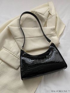 BagForLove - Crocodile Embossed Small Black Baguette Bag Product Description Color Black Type Baguette Bag Bag Size Small Material PU Leather Size Chart INCH CM Bag Length Bag Width Bag Height Handle Height 9.4 inch 2.8 inch 6.9 inch 13 inch Bag Length Bag Width Bag Height Handle Height 24 cm 7 cm 17.5 cm 33 cm Details Pictures Similar Products h2 { text-align: center; } /* æ¢è¡ */ li{ white-space: normal; word-break: break-all; word-wrap: break-word; } .red-box { width: 100%; display: flex; f Chic Crocodile Pattern Baguette Bag For Daily Use, Trendy Black Crocodile Pattern Shoulder Bag, Elegant Everyday Baguette Bag With Crocodile Pattern, Black Baguette Shoulder Bag, Black Baguette Shoulder Bag For Daily Use, Black Crocodile Pattern Shoulder Bag For Everyday, Black Baguette Bag, Embossed Bag, Work Tote