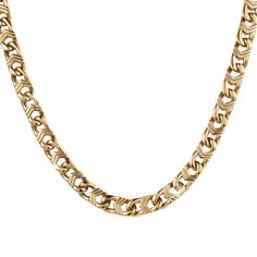 Daniel Steiger Noble Links Necklace Luxury Opulent Statement Necklace, Luxury Oval Link Necklace For Men, Luxury Opulent Gold Necklace, Luxury Stainless Steel Statement Necklace, Luxury Oval Link Necklace, Luxury Yellow Gold Oval Necklace, Luxury Gold Opulent Necklace, Luxury Oval Link Statement Necklaces, Luxury Everyday Necklaces For Men