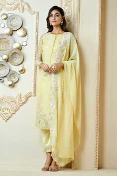 Buy Yellow Kurta And Dupatta Organza Embroidered Paisley Straight Set For Women by Aariyana Couture Online at Aza Fashions. Elegant Yellow Salwar Kameez With Intricate Embroidery, Elegant Embroidered Yellow Salwar Kameez, Elegant Yellow Embroidered Salwar Kameez, Yellow Salwar Kameez With Intricate Embroidery, Elegant Yellow Salwar Kameez With Resham Embroidery, Semi-stitched Yellow Kurta With Floral Embroidery, Yellow Anarkali Kurta With Intricate Embroidery, Yellow Silk Salwar Kameez With Intricate Embroidery, Semi-stitched Yellow Salwar Kameez With Chikankari Embroidery