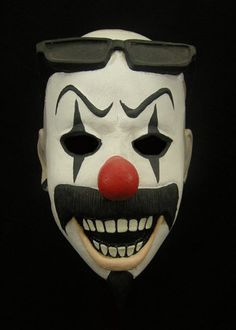 * * * A Halloween-Mask.com Exclusive * * *   This is a Clown Prince Homie Clown Mask. It is a wearable mask.  There are several Homies mask characters available.  Collect all of them! Full overhead, latex mask. Hand painted and made in the U.S.A. Homie Clown, Chicano Culture, Chicano Love, Masque Halloween, Cholo Style, Clown Halloween, Clown Mask, Costume Masks, Michael Myers Halloween