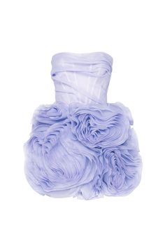 Appliquéd organza lavender mini dress - Milla Lavender Mini Dress, Hydrangea Dress, Milla Dresses, Tulle Decorations, Homecoming Dresses Corset, Dress Weights, Organza Flowers, Cardigan Sweater Jacket, Dreamy Dress