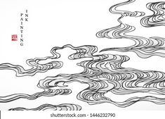 Wind Tattoo, Wind Drawing, Cloud Background, Texture Illustration, Vector Texture