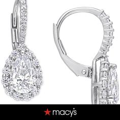 in stock Elegant Gia Certified Teardrop Diamond Earrings, Elegant Macy's Cubic Zirconia Diamond Earrings, Macy's Elegant Halo Design Earrings, Macy's Elegant Diamond White Diamond Earrings, Elegant Macy's Diamond White Diamond Earrings, Elegant Silver Diamond Earrings By Macy's, Elegant Pear-shaped Jewelry With Vs Clarity, Elegant Teardrop Jewelry With Vs Clarity, Classic Gia Certified Teardrop Jewelry