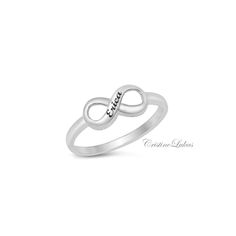 Simply timeless infinity ring for any occasion. Order in Solid Gold or Sterling Silver: Yellow Gold Rose Gold or White Gold. Beautiful gift for birthdays. graduation, back to school, Christmas and etc. Metal options: Sterling Silver Gold Over Silver Rose Over Silver 10k Solid Gold (Yellow, Rose or White) 14K Solid Gold (Yellow, Rose or White) Please message us if you need 18k gold. Sizes: 5 to 11 --------- Production and Shipping-------- 10-15 days for production and 2-4 days for shipping. Infinity Ring For Anniversary, Classic Infinity Rings As A Gift, Classic Infinity Rings As Gift, Classic Infinity Stackable Rings As Gift, Classic Infinity Ring As A Gift, Classic Infinity Ring For Anniversary, Classic Infinity Ring As Gift, Adjustable Infinity Promise Ring, Stackable Infinity Rings For Anniversary