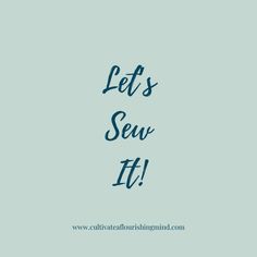 Let It Be, Sewing