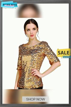 Women's T Shirt Tee Pink Black Golden Sparkly Short Sleeve Party Rock Round Neck Regular S Fall Party T-shirt With Sequins, Long Sleeve T-shirt For Fall Party, Long Sleeve T-shirt For Spring Party, Short Sleeve T-shirt For Night Out In Fall, Sequin Short Sleeve Party T-shirt, Party T-shirt With Short Sleeves For Spring, Gold Club Top For Spring, Spring Club Gold Top, Crew Neck T-shirt For Party Season Night Out