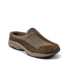 Easy Spirit-Traveltime Slip-On Slip into the Traveltime clog from Easy Spirit for casual comfort that lasts all day. This sneaker-inspired mule features a plush orthotic-friendly footbed and shock-absorbing EVA midsole to keep you feeling your best. Easy Spirit, Mule, Dark Green, Clogs, Customer Service, How Are You Feeling, Slip On, Sneakers, Green