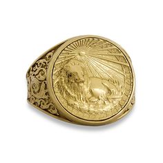 Jahda Jewelry Company Phone Support (text message or voice calls): 916-533-6907 MADE IN THE USA * LAYAWAY PAYMENT PLANS AVAILABLE Item Details Item: Solid Gold Mens Leo Zodiac Coin Ring Material: 10K Yellow Gold Size: Sizes 5 through 15 are available - Face of ring is 17.3mm (or 0.68 inches) top to bottom, and the band (shank) of ring is 4.2mm (0.16 inches) wide Weight: Size 5 to 6 - 6.0 grams (on average) Size 6.25 to 7 - 6.2 grams (on average) Size 7.25 to 8 - 6.4 grams (on average) Size 8.25 to 9 - 6.6 grams (on average) Size 9.25 to 10 - 6.7 grams (on average) Size 10.25 to 11 - 6.9 grams (on average) Size 11.25 to 12 - 7.1 grams (on average) Size 12.25 to 13 - 7.3 grams (on average) Size 13.25 to 14 - 7.5 grams (on average) Size 14.25 to 15 - 7.7 grams (on average) Hallmarks, Stamps o Leo Ring, Gold Coin Ring, Lion Jewelry, Bold Jewelry, Coin Ring, Leo Zodiac, Gold Piece, Gold Coin, Mens Gold