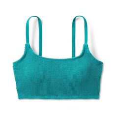 Kona Sol - Women's Pucker Textured Square Neck Bikini Top - Turquoise Green - S(4-6) -Size: Small (4-6) Women's -Measurements: Please See Photos Above For All Measurements -Material: Please See Photos For Materials Tag -Condition: New With Tags -Colors May Slightly Vary From Photography Lighting -Will Ship In One Business Day Package Weight: 8 Oz Package Dimensions: 9 X 6 X 2 In I Ship Items Out Every Day So Expect A Quick Delivery! Please Feel Free To Ask Any Questions You May Have. I Answer Mo Summer Wishlist, High Waisted Swim Bottoms, High Waisted Swim, Cute Bathing Suits, Swim Suits, Cute Swimsuits, Beach Ready, Swim Bottoms, Textured Fabric