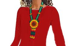 This original necklace, in the shape of a Sunflower, is handmade by a Mexican master craftsman, from the Wixárica ethnic group, popularly known as Huichol. It is appropriate both to wear at a party and to enjoy on informal occasions, especially in summer. Its closure consists of a ball that hooks into an eyelet. It is appropriate both to wear at a party and to enjoy on informal occasions, especially in summer. How it was done: It is handmade by an artisan from the Mexican Wixárica ethnic group, Original Necklace, Bib Collar, Sunflower Necklace, Czech Glass Beads, In Summer, Czech Glass, Scarf Wrap, Necklace Etsy, Scarf Accessory