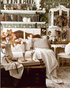 a living room filled with furniture and decor