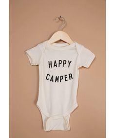 For those that put on the ol' happy face even when you have to dig the hole you poop in. Unless, of course, you still poop in your pants. Then you're just a happy camper with poop in your pants waiting for diaper rash to set in. Professionally screen printed on a natural or rust colored onesie, black ink.100% cotton. Available in sizes Newborn (0-3M), 6M (3-6M), 12M (6-12M), 18M (12-18M) We recommend washing in cold water, on the delicate cycle. Tumble dry low heat. Sizing recommendation: true t Graphic Onesies, Gentle Baby, Baby Soap, Hospital Outfit, The Bee, Happy Camper, Baby Warmer, Organic Fabrics, Happy Face