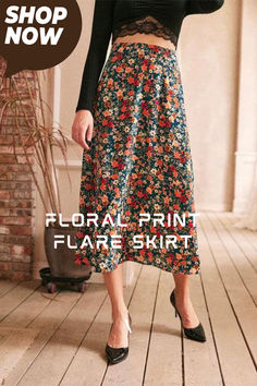 Step into floral elegance with our Allover Floral Print Flare Skirt! Perfect for adding a touch of romance to your summer wardrobe. Elevate your style with feminine charm today! 🌸👗#FloralPrintSkirt #SummerFashion #FashionEssentials #MemorialDayDeals #USAStyle #ShopNow #RachlyFashion #FeminineChic #FeelGoodVibes #SummerStyle High Waist Floral Print Skirt For Summer, Bohemian High Waist Floral Print Skirt, Floral Print Non-stretch High Waist Skirt, Floral Print Skirted Bottoms For Fall, Non-stretch Floral Print Midi Skirt, High Waist Floral Print Relaxed Skirt, Non-stretch Multicolor Floral Print Skirt, Spring Printed Flared Skirt, Non-stretch Floral Print Skirt