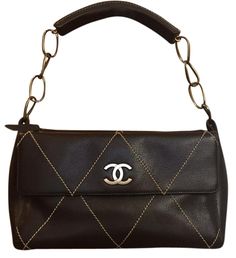 Chanel at Up to 70% Off Retail. Real or Your Money Back. Shop The Luxury Resale Marketplace Made by Women, for Women. Your Fave Brands Coming in Hot Daily. Chanel shoulder bag - Dark brown with camel stitching. Bronze hardware. In very good condition. No signs of wear at corners. Please look at all pictures and feel free to ask questions. Zip closure with 2 side flap pockets for easy access to keys and phone. Comes with dustbag and box. Smoke and pet free hone. Free shipping will ship next day Vintage Chanel Shoulder Bag, Chanel Fashion Show, Trendy Purses, Chanel Resort, Chanel Flap Bag, Chanel Shoulder Bag, Bag Dark, Brown Leather Shoulder Bag