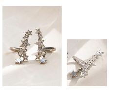 Product Details Zirconia embellished star ear cuff that can be clipped to the ear without a piercing Earrings come in a pair Made from a 925 sterling silver base Finished in a sterling silver plating Shipping and Returns Delivery The estimated Standard delivery time is 2-4 weeks. The estimated Express delivery time is 1-2 weeks. Returns Returns must be received in original condition within 30 days of receipt. Shipping charges are non-refundable. You will be responsible for outbound and return sh Silver Star-shaped Ear Cuff As Gift, Silver Star-shaped Ear Cuff For Gift, Silver Star Shaped Ear Cuff Gift, Silver Star Shaped Ear Cuff As Gift, Silver Star Clip-on Earrings For Gift, Wedding Party Jewelry, Silver Ear Cuff, Crystal Stars, Trendy Earrings