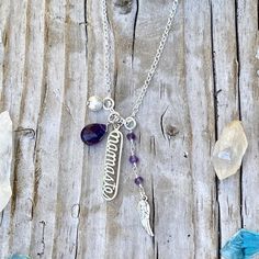 Sterling Silver Spiritual Namaste Yoga Necklace with Angel Wing and Amethyst Most Comfortable Bra, Yoga Necklace, Warm And Cool Colors, Mental State, Namaste Yoga, Comfortable Bras, Yoga Jewelry, Amethyst Necklace, Spiritual Jewelry