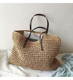 Find many great new & used options and get the best deals for Large Everyday Straw Woven Summer Tote Bag Beach Fashion Handbag Shoulder new at the best online prices at eBay! Free shipping for many products! Woven Bags For Vacation, Casual Woven Straw Shoulder Bag, Casual Woven Shoulder Bag For Summer, Casual Summer Woven Shoulder Bag, Woven Beige Bag For Vacation, Beige Woven Vacation Bag, Casual Vacation Bags With Braided Handles, Trendy Woven Shoulder Bag For Vacation, Trendy Woven Bag For Vacation