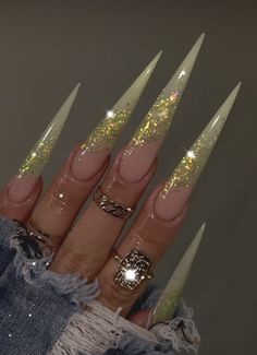 Stilleto Nails Designs, Wow Nails, Lemon Sorbet, Sassy Nails, Diy Acrylic Nails, Claw Nails, White Acrylic Nails, Stiletto Nails Designs