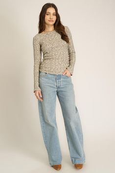 Meet your new wardrobe staple.Our Sanna Boat Neck Sweater Rib Long Sleeve is crafted with our iconic wide rib marled fabric. This long sleeve is all about everyday comfort. The top features a boat neckline and a fitted silhouette. And those sleeves? They have a slight flare at the wrist—just enough to add a bit of flair to your everyday look. This top is ready to elevate your closet game. Trust us, you’ll want one in every color. 75% Cotton25% Polyester Care Instructions: Machine wash cold. Wash Boat Neck Long Sleeve, Boat Neck Sweater, Boatneck Sweater, Boat Neckline, Fitted Silhouette, Romper With Skirt, Tee Dress, New Wardrobe, Long Sleeve Cardigan