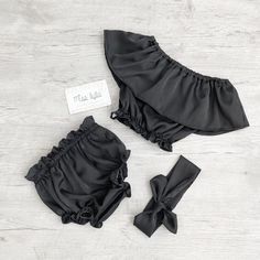 CASEY - BLACK TOP/SHORTS SET | Miss Lyla Boutique Cute Solid Color Summer Sets, Trendy Sets For Summer Party, Summer Party Sets With Ruffles, Trendy Black Vacation Sets, Trendy Summer Party Sets, Elegant Beachwear Sets For Summer, Elegant Beach Sets For Summer, Elegant Solid Color Sets For Day Out, Cute Fitted Solid Color Sets