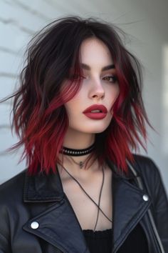 Medium Textured Hair, Vibrant Hair, Dyed Hair Inspiration, Hair Shades, Alternative Hair, Hair Inspiration Color, Hair Inspo Color, Hair Color Trends, Aesthetic Hair